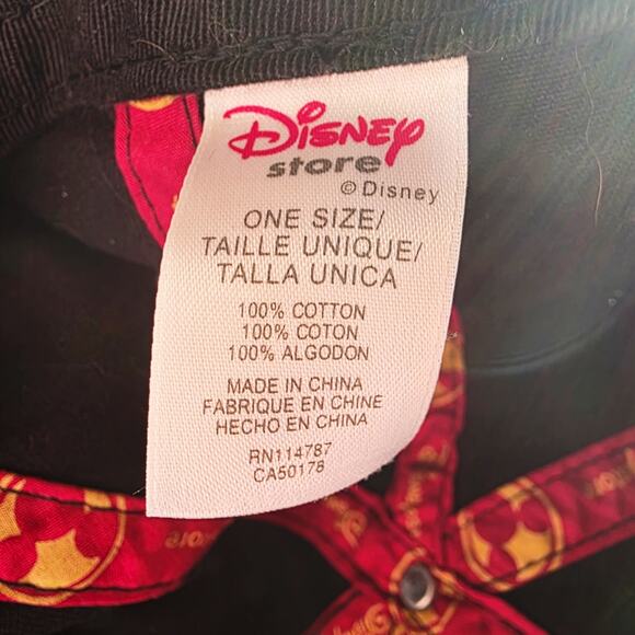 Mickey Mouse The Original 1928 Walt Disney Store Adult Adjustable Black Hat - Picture 5 of 6